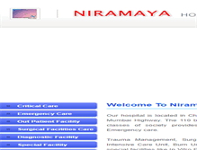 Tablet Screenshot of niramayahospital.com